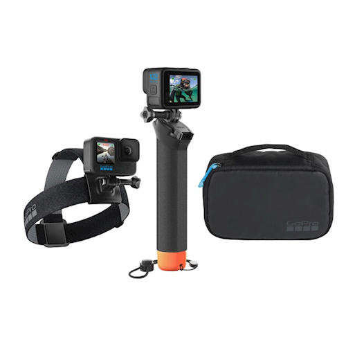 GoPro Adventure Kit 3.0 (Floating Handgrip, Head strap, case)